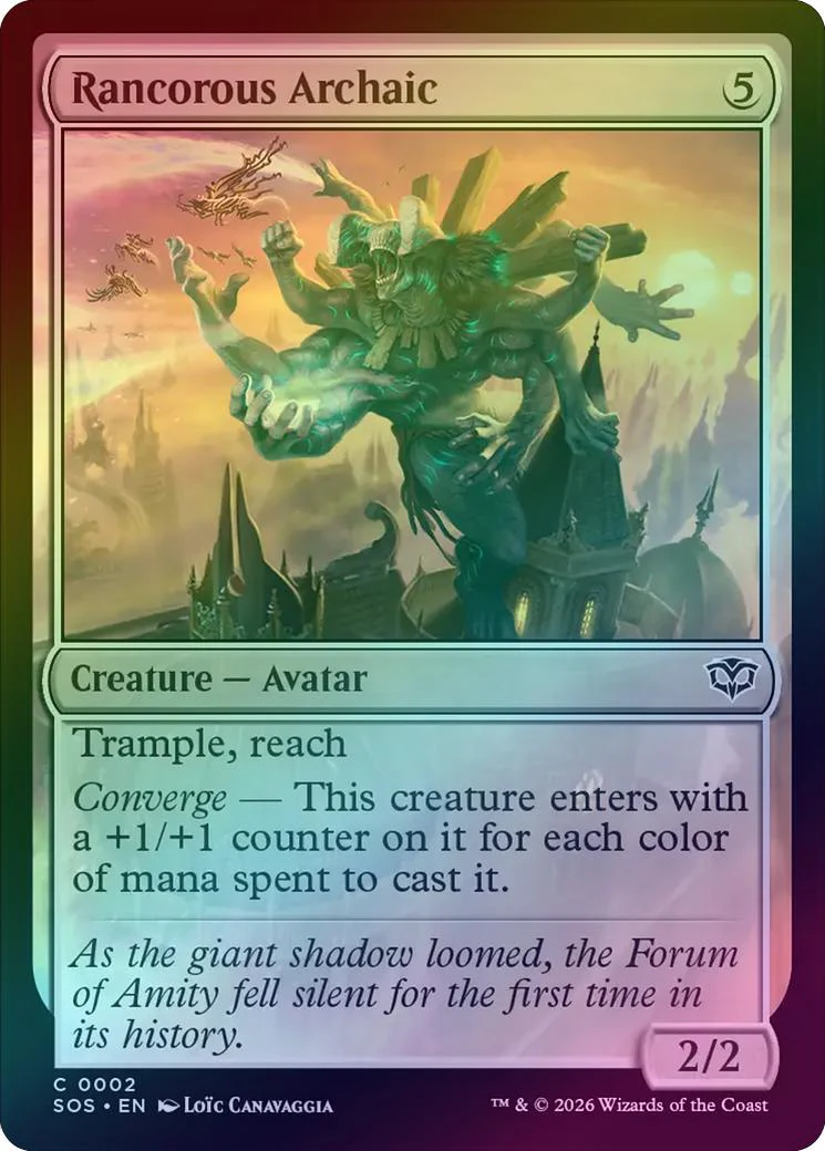 Rancorous Archaic (Foil) (SOS)