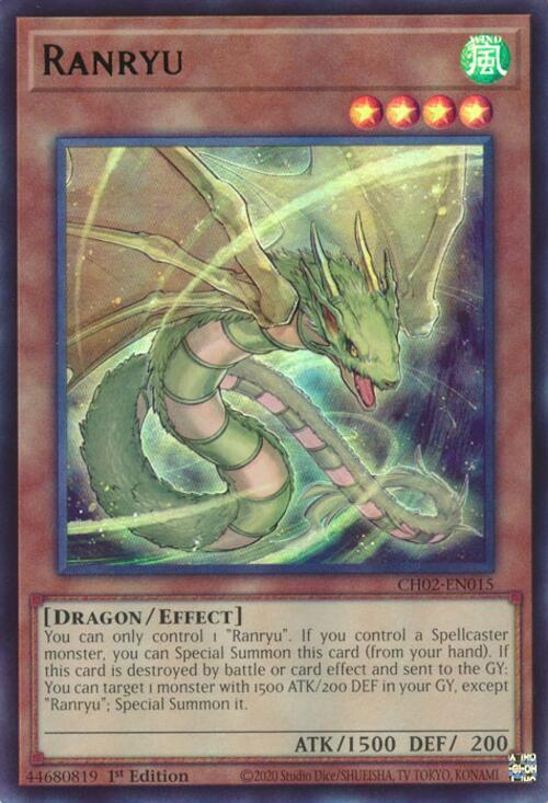 Ranryu - CH02-EN015 - Ultra Rare - 1st Edition