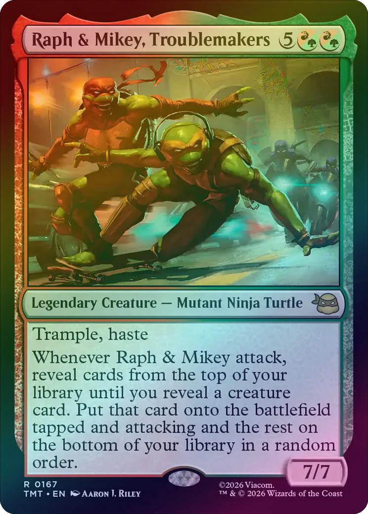 Raph & Mikey, Troublemakers (Foil) (TMT)