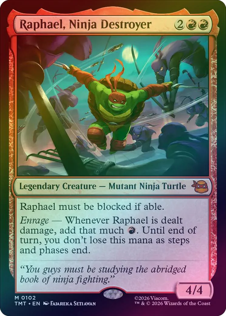 Raphael, Ninja Destroyer (Foil) (TMT)