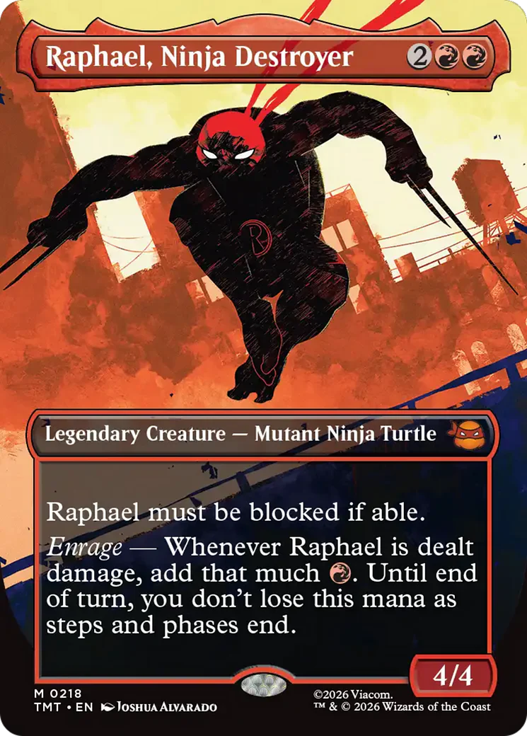 Raphael, Ninja Destroyer - Silhouette Showcase (TMT)