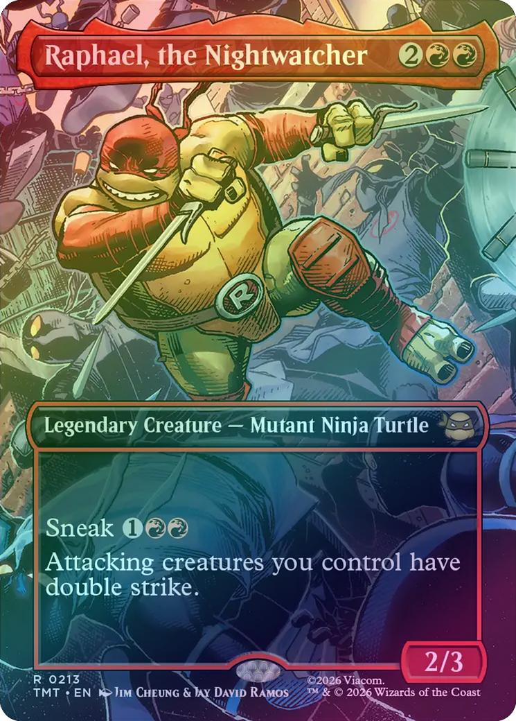 Raphael, the Nightwatcher - Borderless Scene (Foil) (TMT)