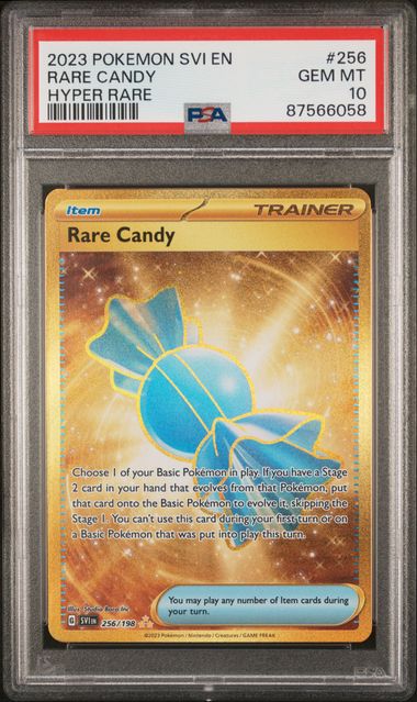 Rare Candy - Scarlet & Violet Base Set - Hyper Rare - PSA 10 GEM MT