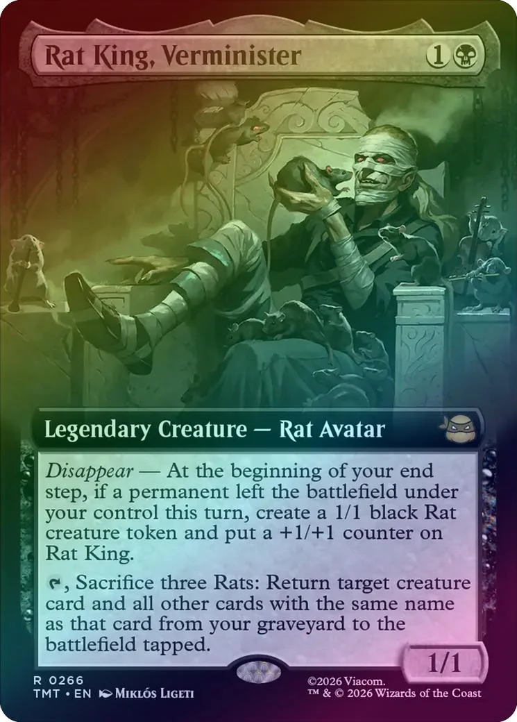 Rat King, Verminister - Extended Art (Foil) (TMT)