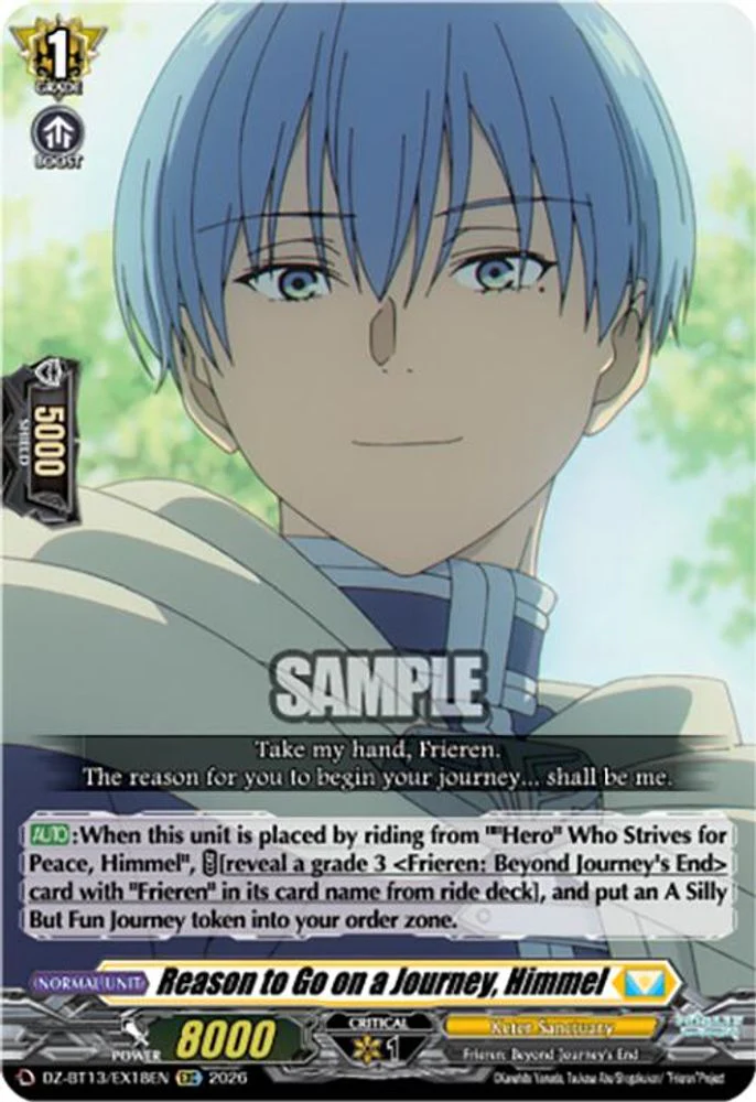 Reason to Go on a Journey, Himmel - DZ-BT13/EX18EN - Extra Common