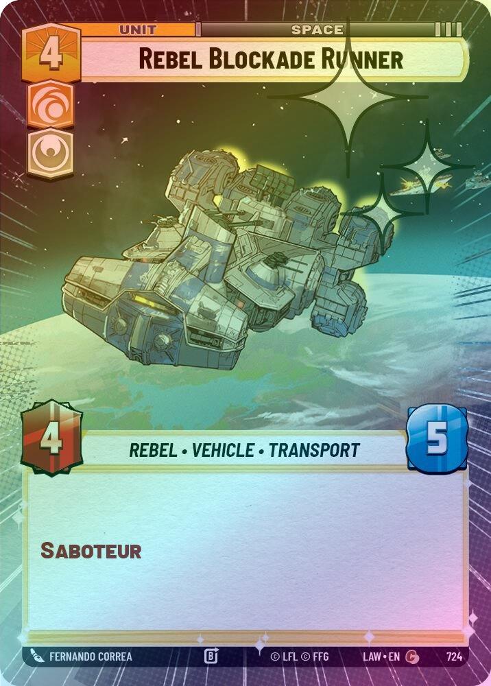 Rebel Blockade Runner (Hyperspace Foil) - 724 - Common (Foil)