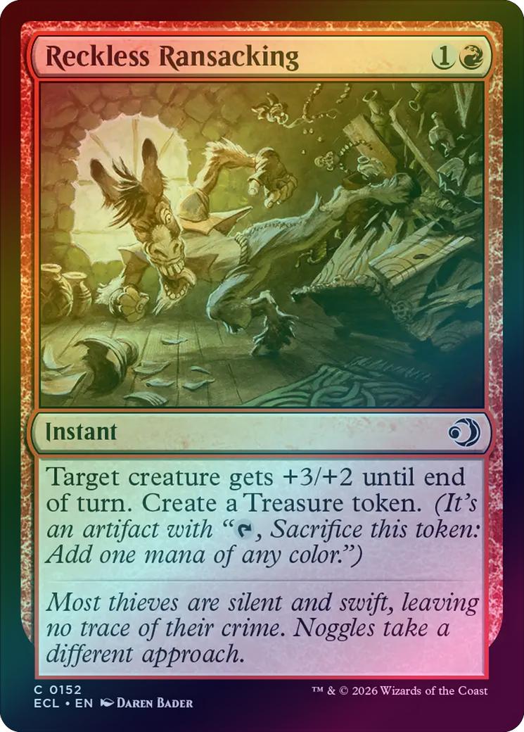 Reckless Ransacking (Foil) (ECL)