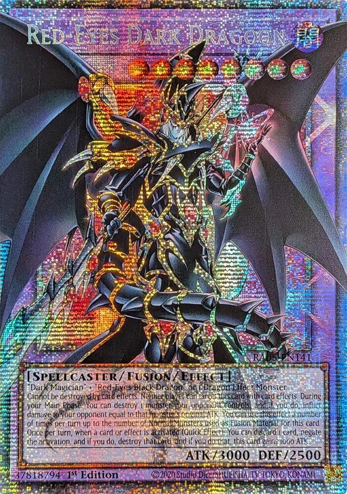 Red-Eyes Dark Dragoon (Overframe) - RA05-EN141 - Starlight Rare - 1st Edition