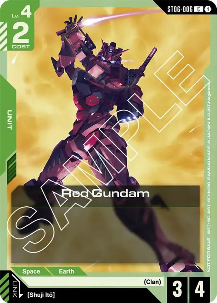 Red Gundam (Boost Kit 01) - ST06-006 - Common