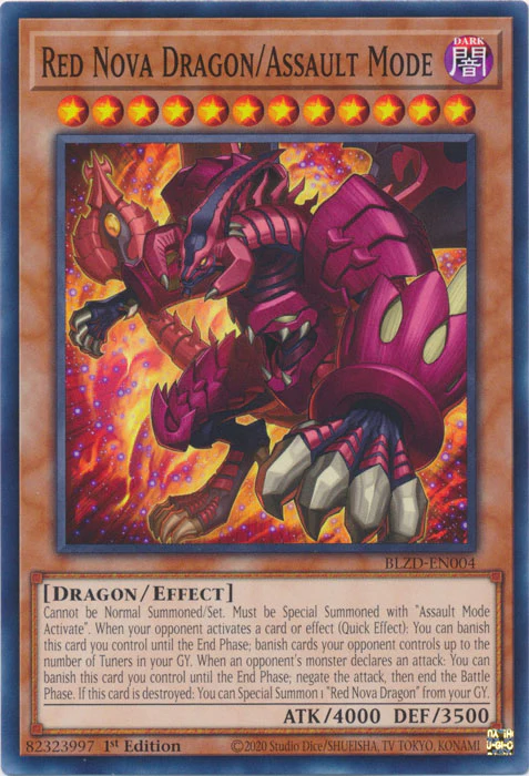 Red Nova Dragon/Assault Mode - BLZD-EN004 - Common - 1st Edition