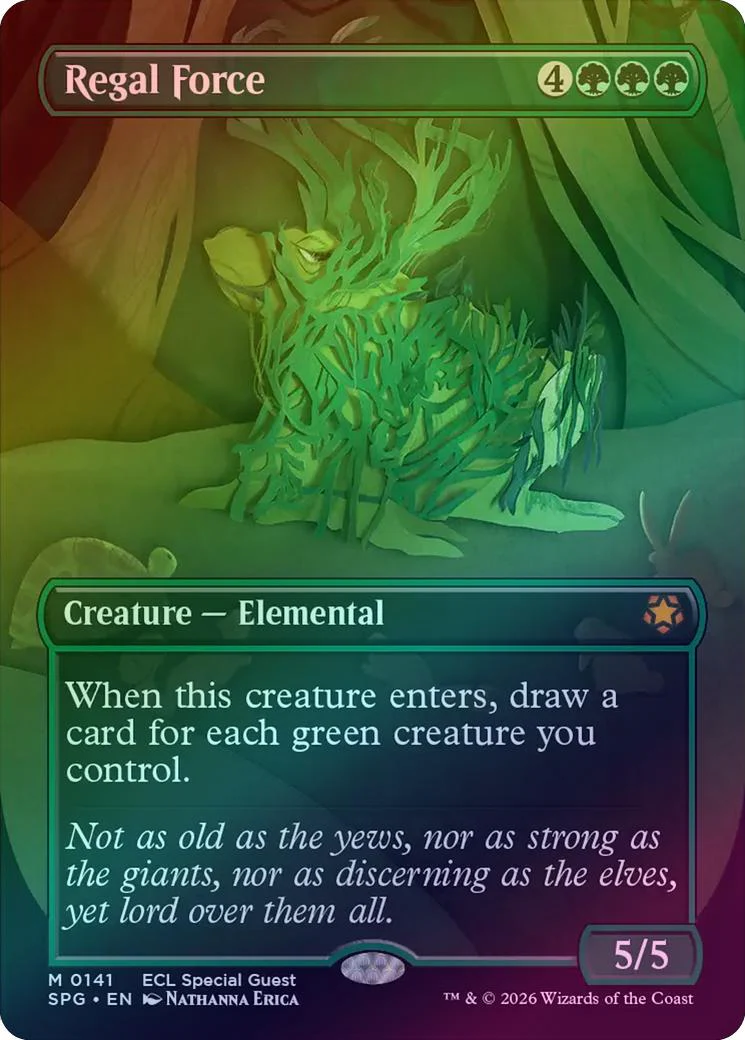 Regal Force - Borderless (Foil) (SPG)