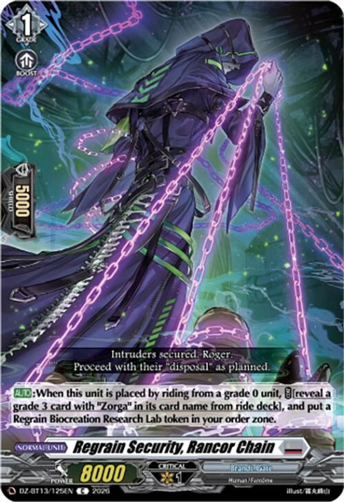 Regrain Security, Rancor Chain - DZ-BT13/125EN - Common