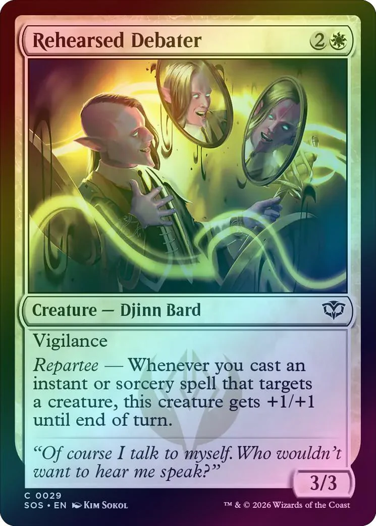 Rehearsed Debater (Foil) (SOS)