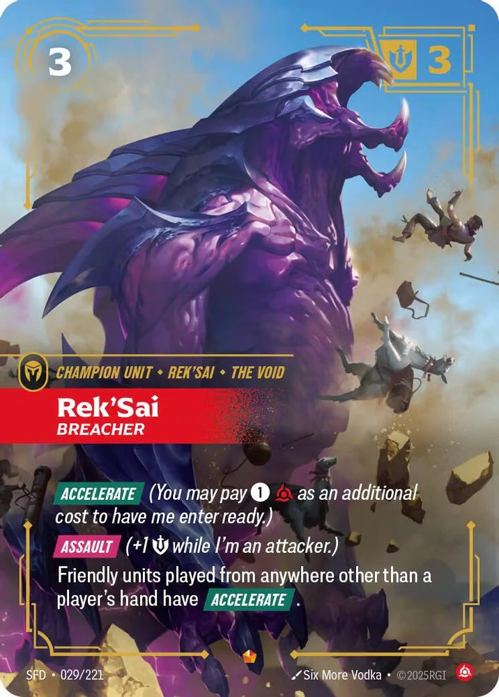 Rek'Sai - Breacher - 029/221 - Epic