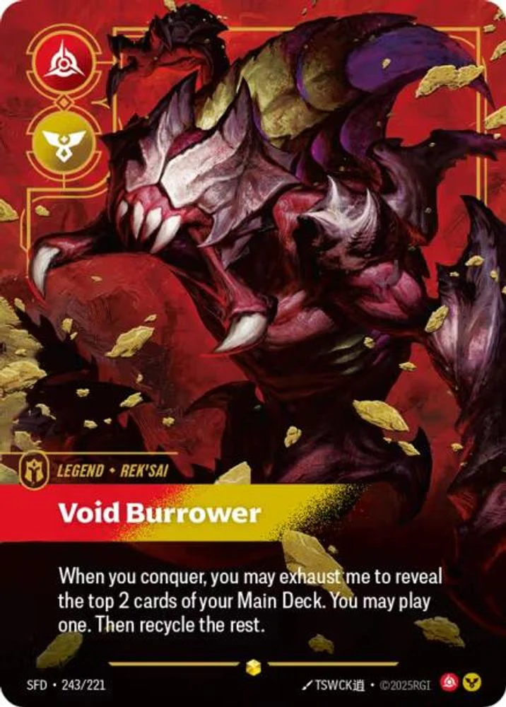 Rek'sai - Void Burrower (Overnumbered) - 243/221 - Showcase