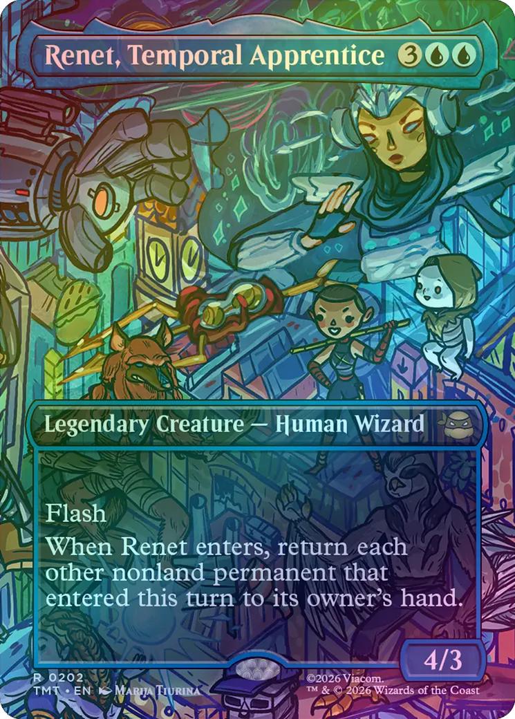 Renet, Temporal Apprentice - Borderless Scene (Foil) (TMT)