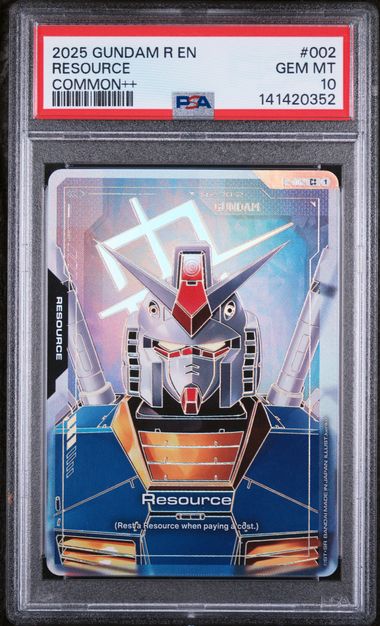 RESOURCE (002) - GUNDAM RESOURCE - COMMON++ - GEM MT 10