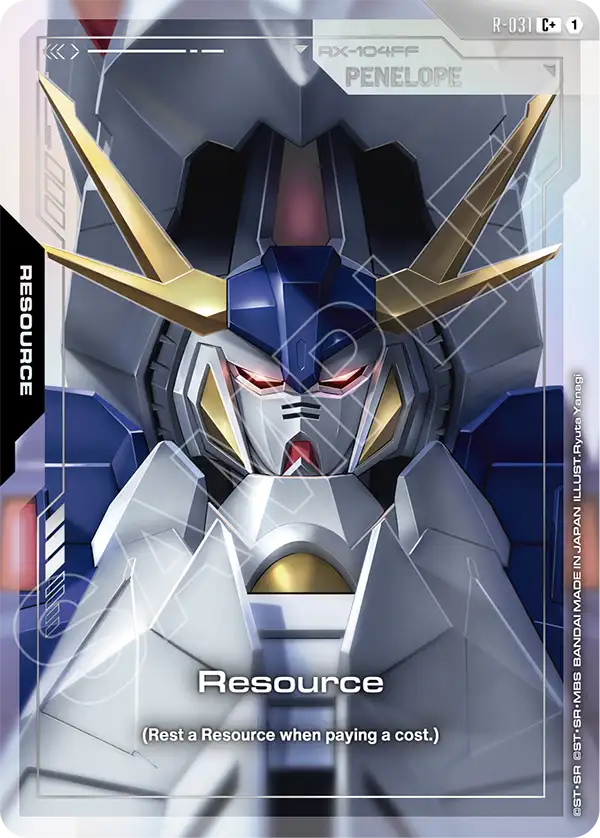 Resource (R-031) (C+) (Alternate Art) - R-031 - Common+