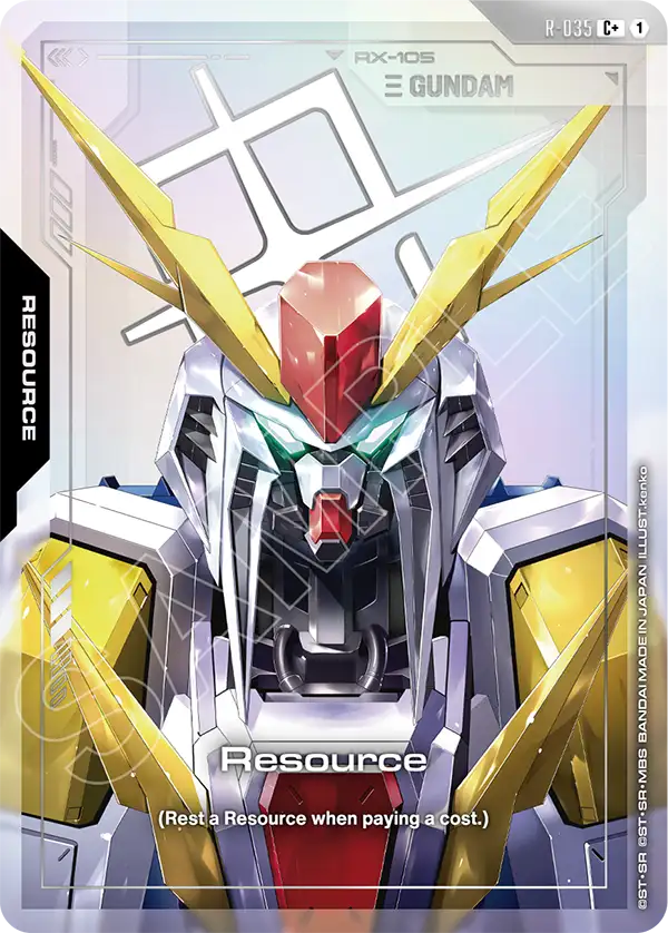 Resource (R-035) (C+) (Alternate Art) - R-035 - Common+