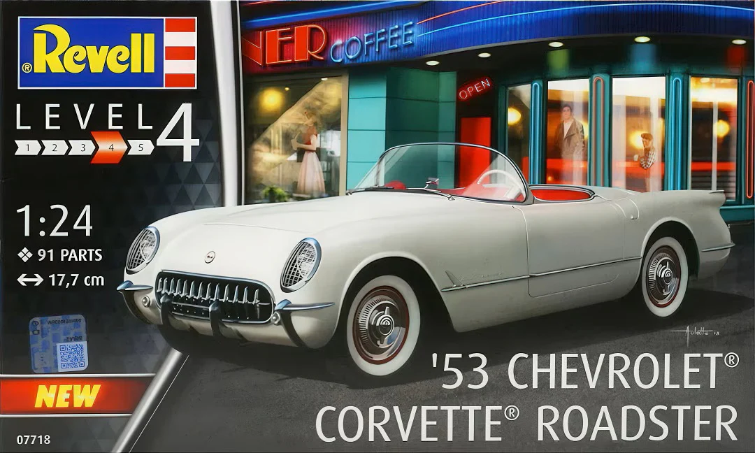 Revell - '53 Chevrolet Corvette Roadster 1/24 [07718]