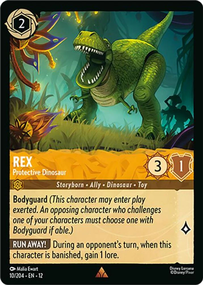 Rex (Protective Dinosaur) - 10/204 - Rare