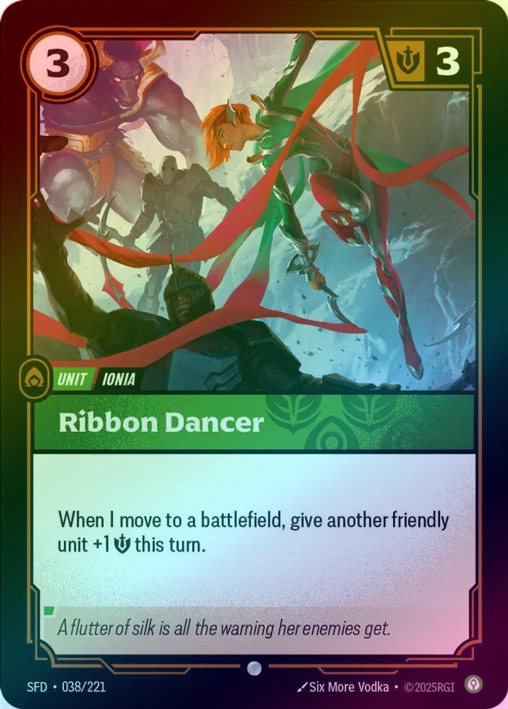 Ribbon Dancer - 038/221 - Common (Foil)