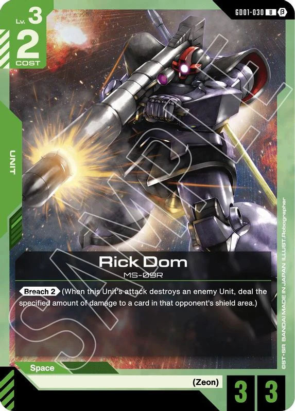 Rick Dom (BETA) - GD01-030 - Uncommon