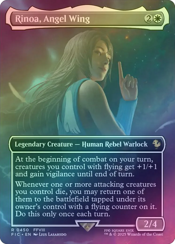 Rinoa, Angel Wing - Borderless (Foil) (FIC)