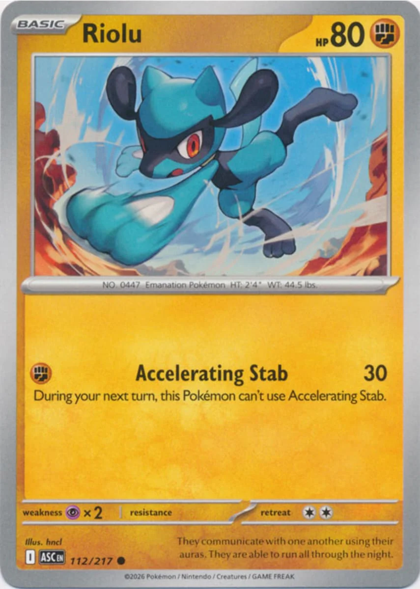 Riolu - 112/217 - Common