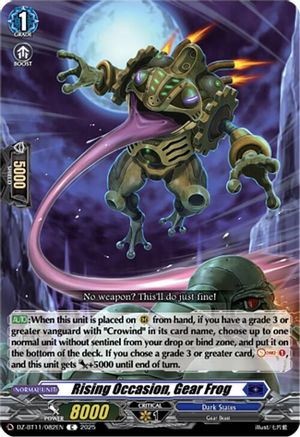 Rising Occasion, Gear Frog - DZ-BT11/082EN - Common