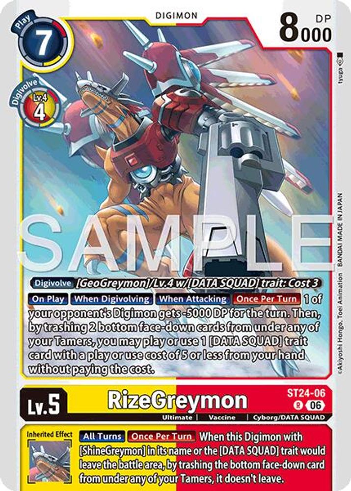 RizeGreymon - ST24-06 - Rare
