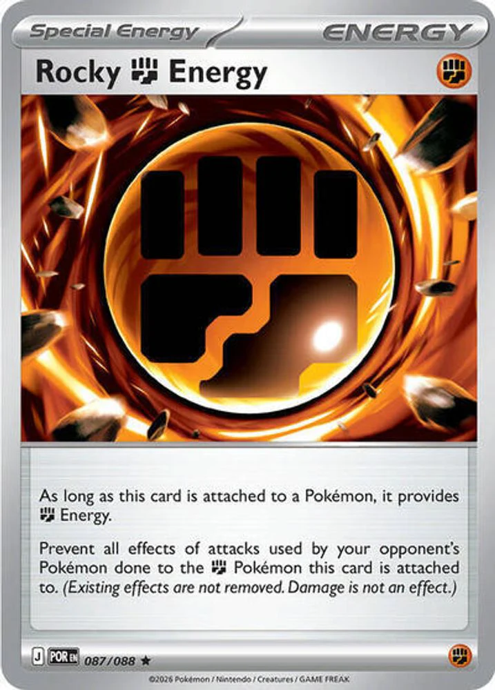 Rocky Fighting Energy - 087/088 - Rare - Theme Deck Exclusive