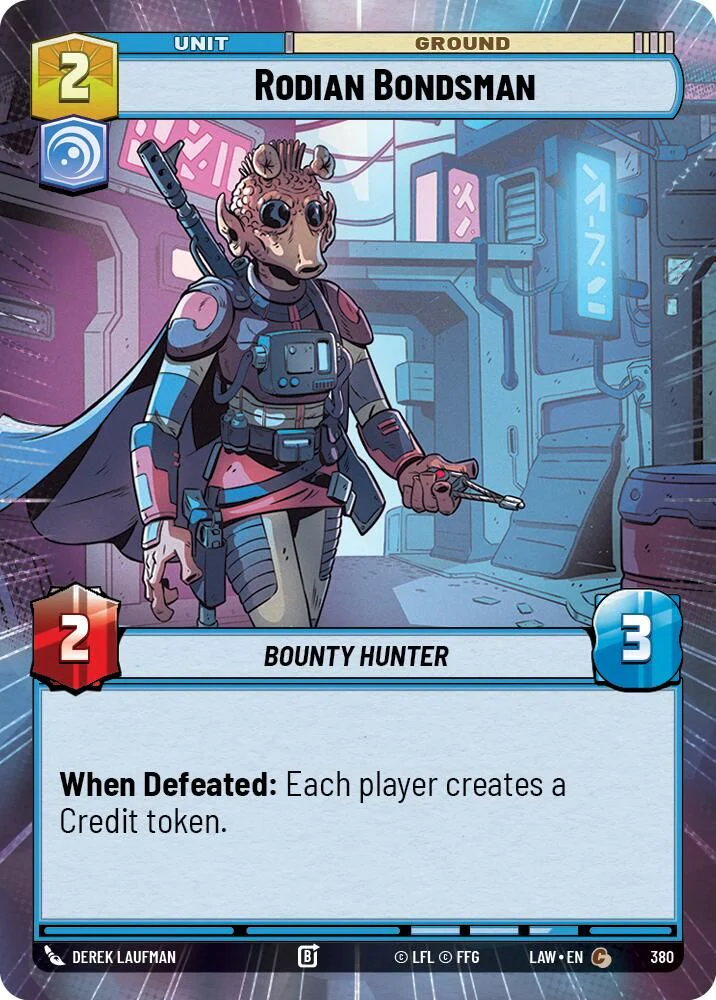 Rodian Bondsman (Hyperspace) - 380 - Common