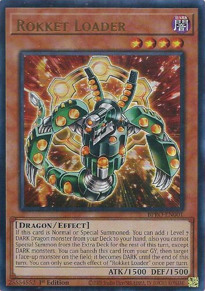 Rokket Loader - BPRO-EN001 - Ultra Rare - 1st Edition