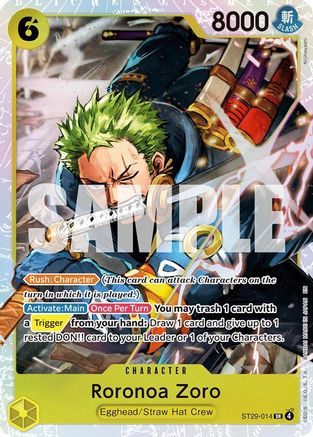 Roronoa Zoro - ST29-014 - Super Rare