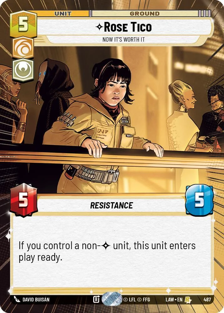 Rose Tico - Now It's Worth It (Hyperspace) - 487 - Rare
