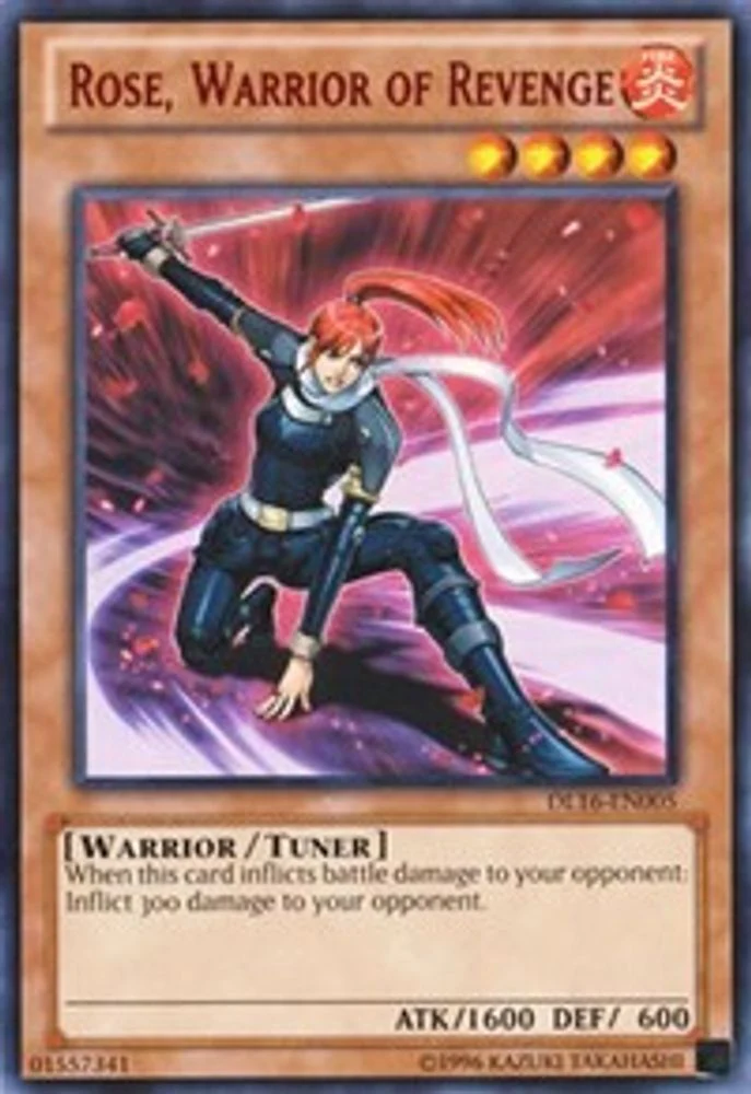 Rose, Warrior of Revenge (Red) - DL16-EN005 - Rare