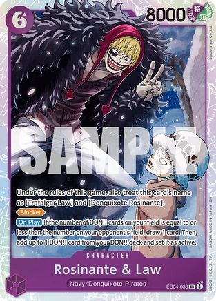 Rosinante & Law - EB04-038 - Super Rare
