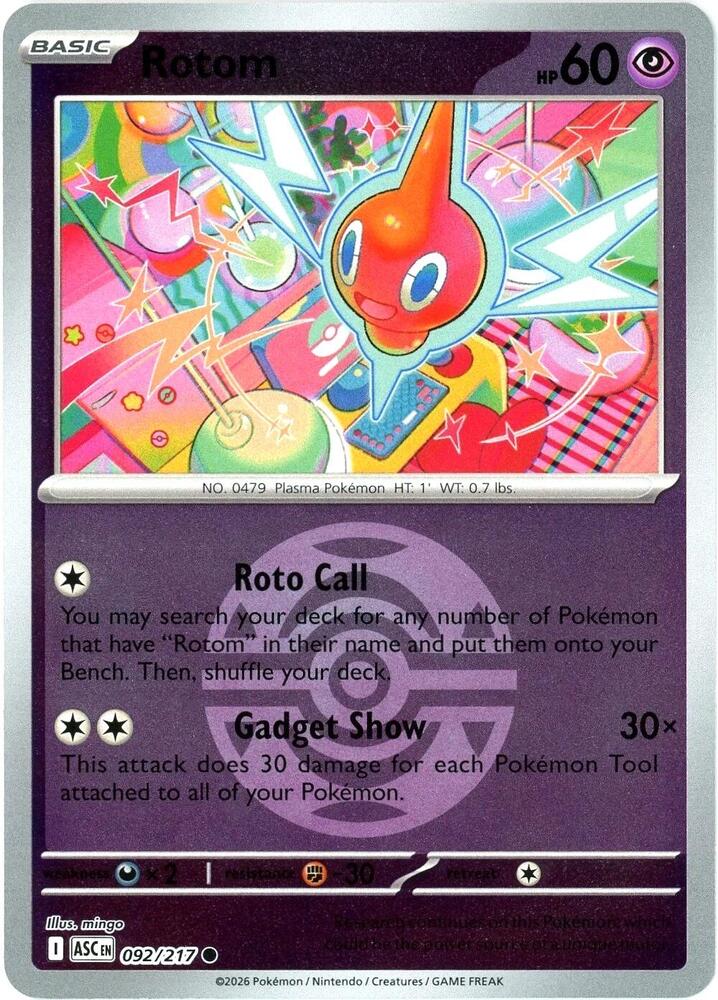 Rotom (Dusk Ball) - 092/217 - Common