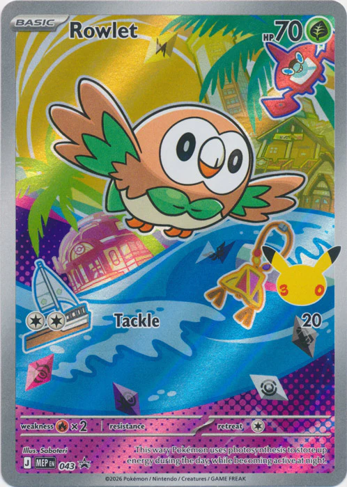 Rowlet - MEP043 - Promo