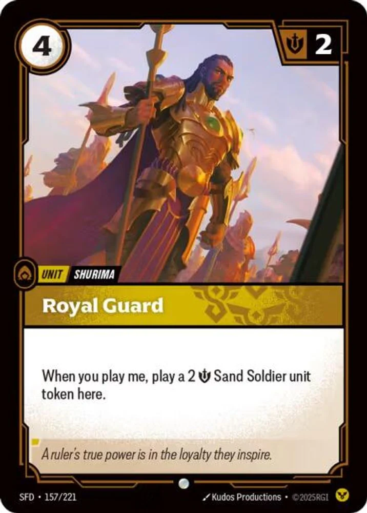 Royal Guard - 157/221 - Common