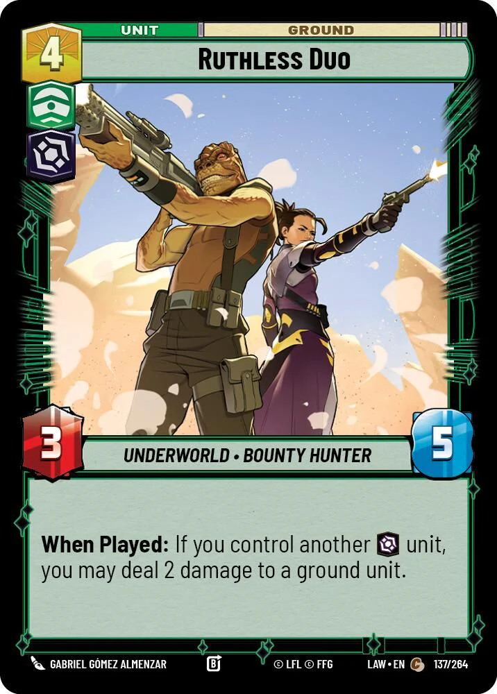 Ruthless Duo - 137/264 - Common