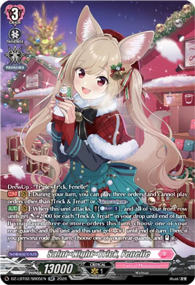 Sa!ntN!ghtTr!ck, Fenelle (SR) - DZ-LBT02/SR05EN - Silver Rare