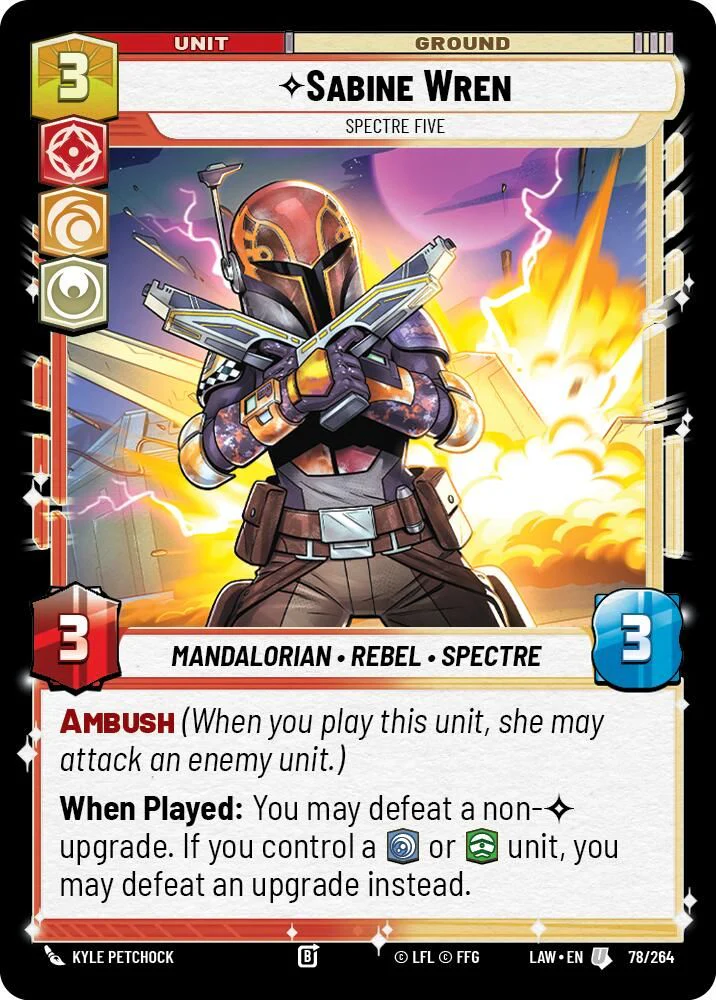 Sabine Wren - Spectre Five - 78/264 - Uncommon