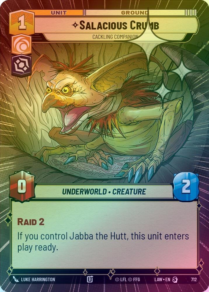 Salacious Crumb - Cackling Companion (Hyperspace Foil) - 712 - Special (Foil)