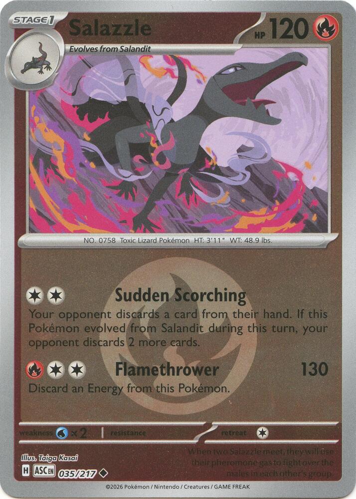 Salazzle (Energy Symbol Pattern) - 035/217 - Uncommon