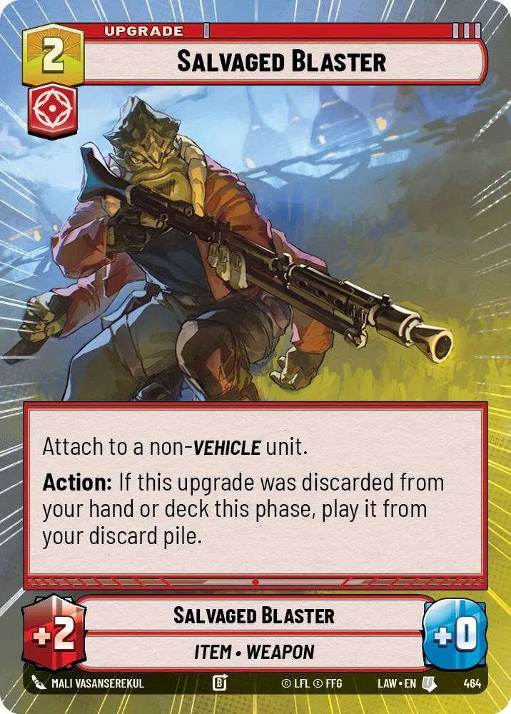 Salvaged Blaster (Hyperspace) - 464 - Uncommon