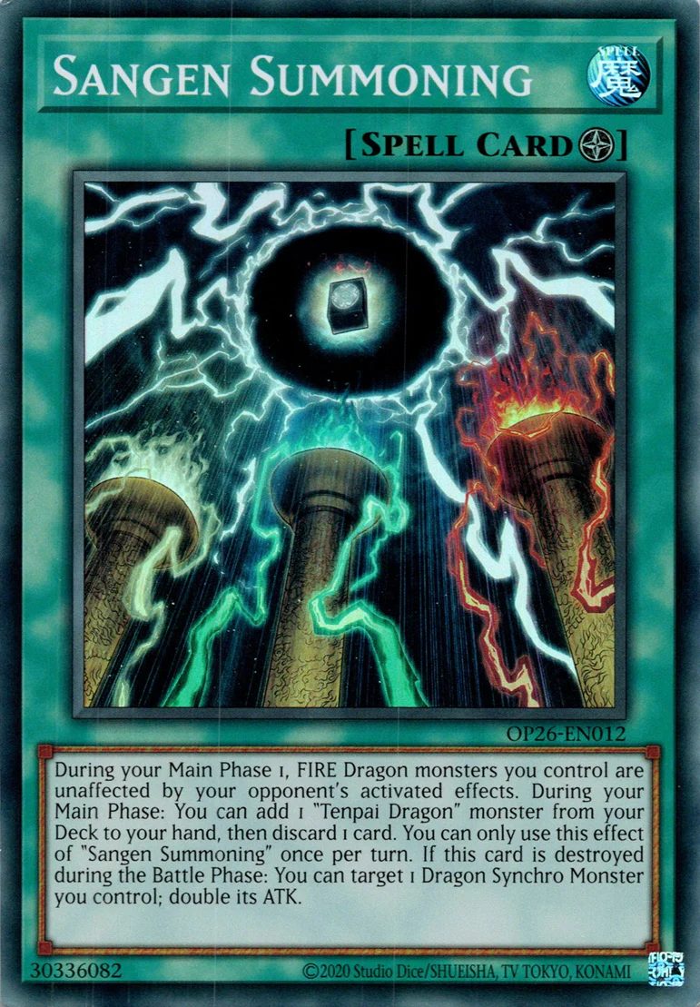 Sangen Summoning - OP26-EN012 - Super Rare - Unlimited