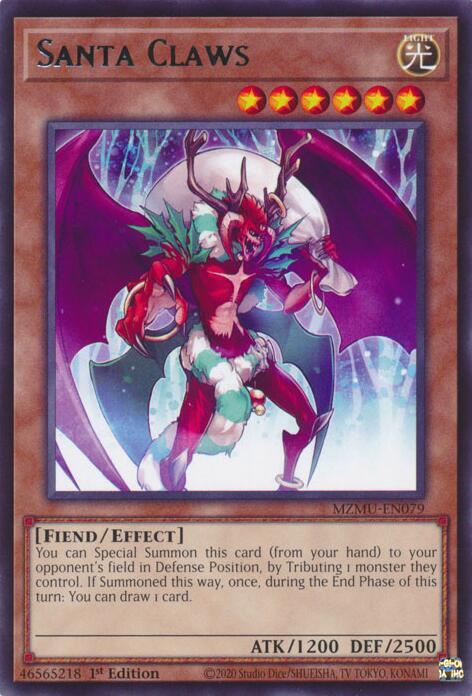 Santa Claws - MZMU-EN079 - Rare - 1st Edition