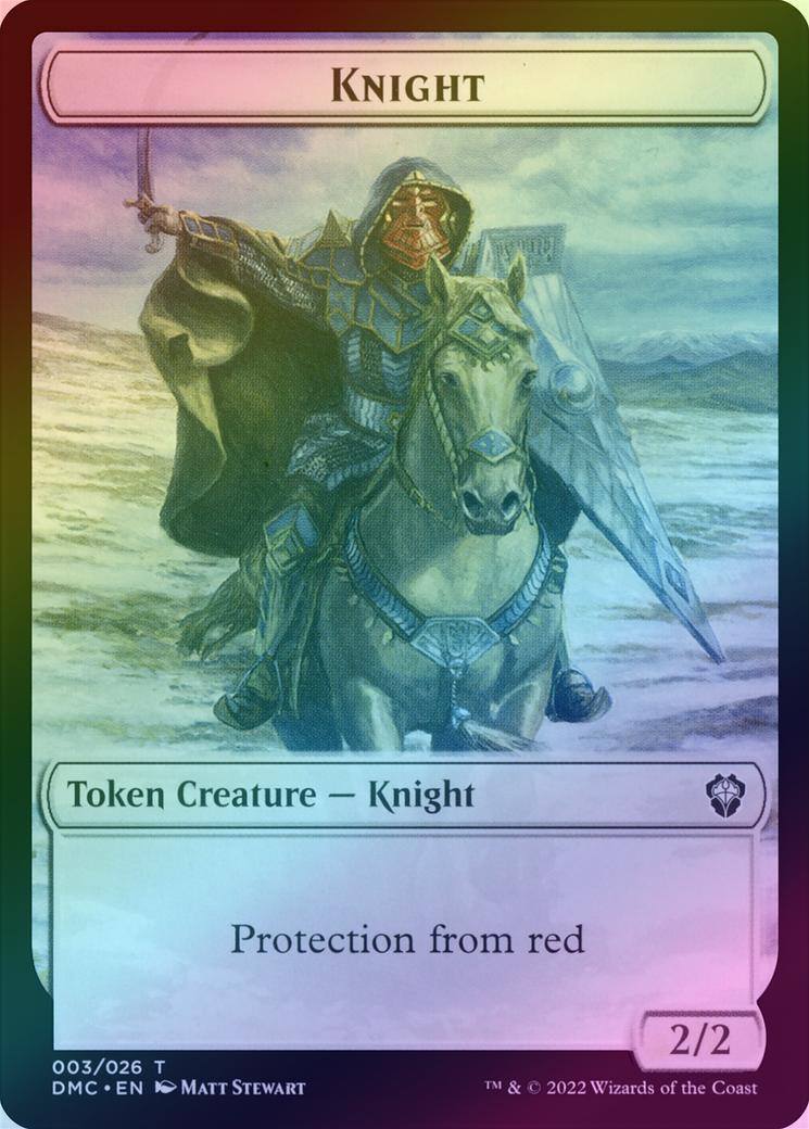 Saproling // Knight Token (Foil) (TDMU) - Image 2